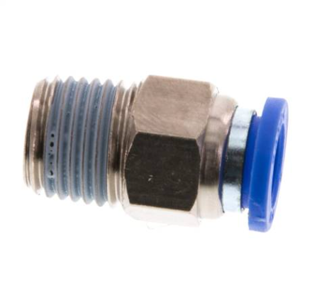 Straight push-in fitting R 1/4mm-8mm