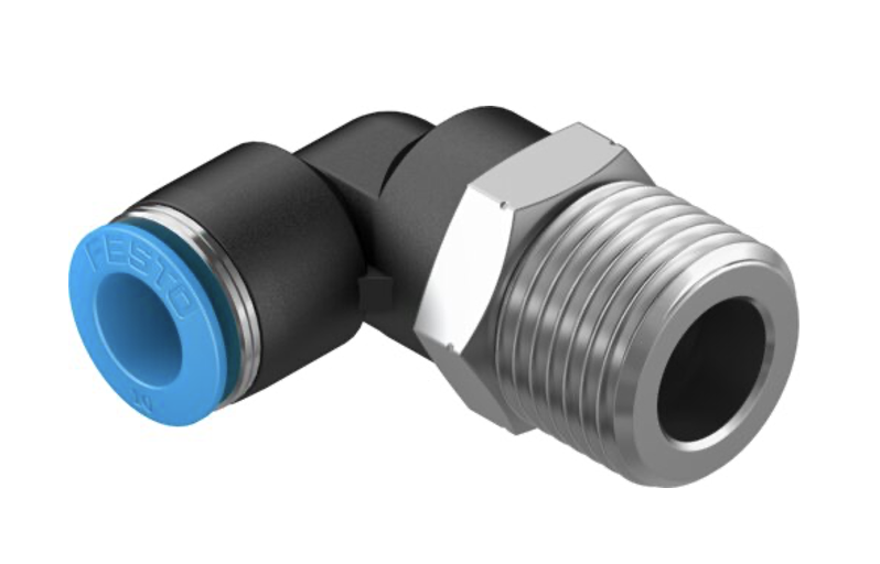 Push in 3/8"M - 10 - 90°