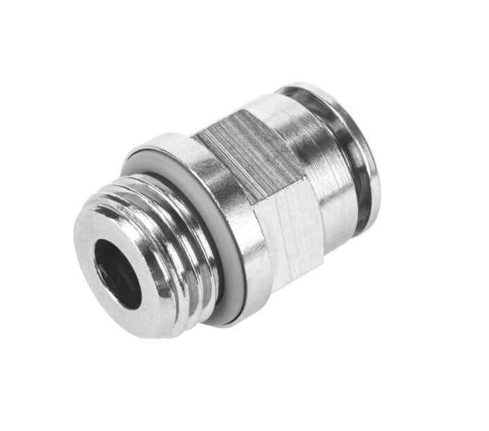 Push in 1/2"M - 10 mm Hoge Temperatuur